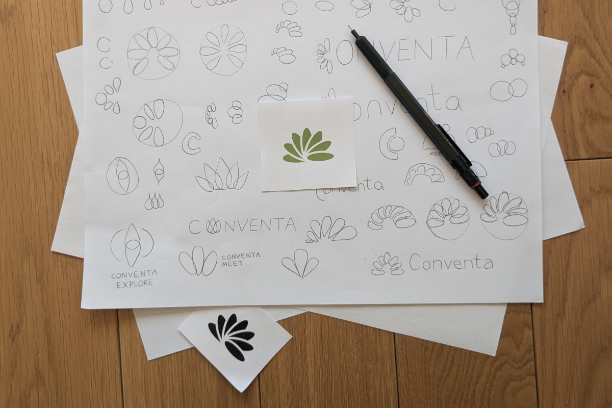 Sketches of a logo
