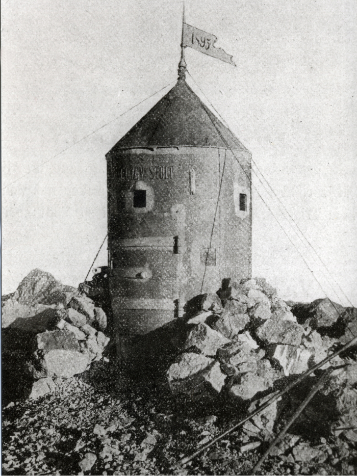 Aljažev Stolp, postavljen 1895